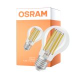 Osram Classic LED E27 Päron Filament Klar 7.2W 1521lm Ultra Efficiency - 840 Kallvit | Ersättare 100W