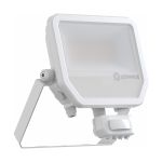 Ledvance LED Strålkastare Aluminium Vit 41W 5500lm 100D - 830 Varm Vit | IP65 - Rörelse- Och Ljussensor - Symmetrisk