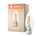 Ledvance Classic LED B22 Kronljus Filament Klar 3.4W 470lm - 827 Extra Varm Vit | Ersättare 40W