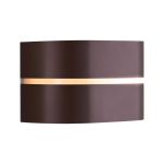 Nordlux Sibelis Vägglampa Aluminium Brun | IP44 - Passande för E27