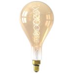 Calex XXL Splash Guld LED E27 Filament 3W 250lm- 822 Extra Varm Vit | Dimbar