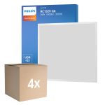 Flerpack 4x Philips LED Panel CoreLine RC132V 26W 3400lm - 830 Varm Vit | 60x60cm - UGR <22