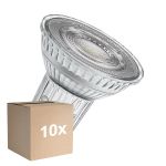 Flerpack 10x Ledvance LED PAR16 GU10 Reflektor 7W 575lm 60D - 940 Kallvit | Bästa Färgåtergivning - Dimbar - Ersättare 80W