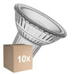 Flerpack 10x Ledvance LED Spot GU10 PAR16 6.9W 650lm 120D - 940 Kallvit | Bästa Färgåtergivning - Dimbar - Ersättare 80W