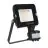 Ledvance LED Strålkastare Kompakt Svart 20W 1800lm 100D - 830 Varm Vit | IP65 - Symmetrisk - Rörelse- och ljussensor