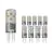 Flerpack 10x Noxion Bolt LED Capsule G9 3.8W 470lm - 827 Extra Varm Vit | Ersättare 40W
