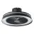 Eglo Takfläkt Vallonia 1 ABS Matt Svart 31.7W 3200lm - 827-865 Justerbar Vit + RGB | Dimbar