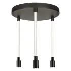 Ledvance Decor Glow Pendellampa Svart 28W 1400lm - 927 Extra Varm Vit | 400mm - Bästa Färgåtergivning