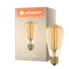 Ledvance Vintage 1906 LED E27 Edison Guld 5.8W 470lm - 822 Extra Varm Vit | Dimbar - Ersättare 40W