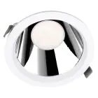 Ledvance LED Downlight Comfort Opal Aluminium 18W/15W/12W 2160lm/1800lm/1440lm 95D - 930-940 CCT | Utskärning   200mm - IP44 - Bästa Färgåtergivning - Dali Dimbar
