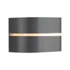 Nordlux Sibelis Vägglampa Aluminium Grå | IP44 - Passande för E27
