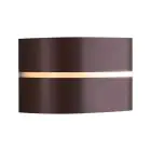 Nordlux Sibelis Vägglampa Aluminium Brun | IP44 - Passande för E27