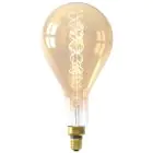 Calex XXL Splash Guld LED E27 Filament 3W 250lm- 822 Extra Varm Vit | Dimbar