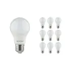 Flerpack 10x Noxion Lucent Classic LED E27 Päron Matt 4.9W 480lm - 840 Kallvit | Ersättare 40W