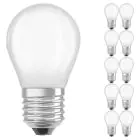 Flerpack 10x Ledvance Classic LED E27 Päron Filament Matt 2.8W 250lm - 827 Extra Varm Vit | Dimbar - Ersättare 25W