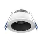 Noxion LED Spot Ares Djup Vit 6W 540lm 927-940 3CCT - med Inre Ring Svart | Utskärning   68mm