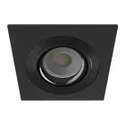 Noxion Infälld Spot Boxi MR16 Lutningsbar Svart |Utskärning   80mm - IP20 - incl. GU10 Sockel 