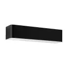 Eglo Vägglampa Sania 4 Aluminium Svart Vit 12W 1400lm - 830 Varm Vit | IP20 